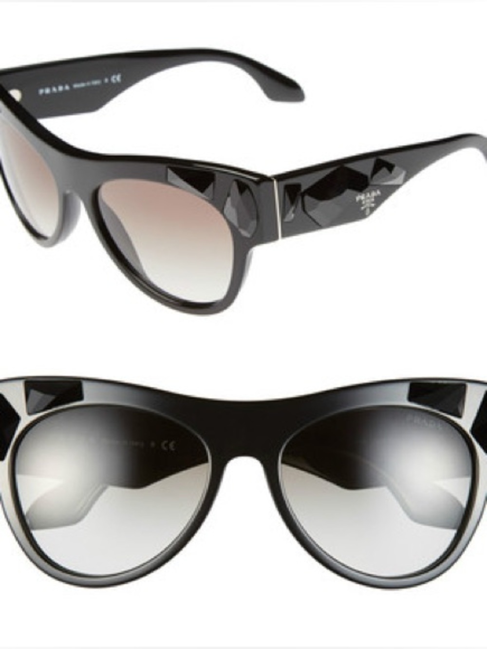 Authentic Prada Women's PR 22QS Voice
Sunglasses, Black